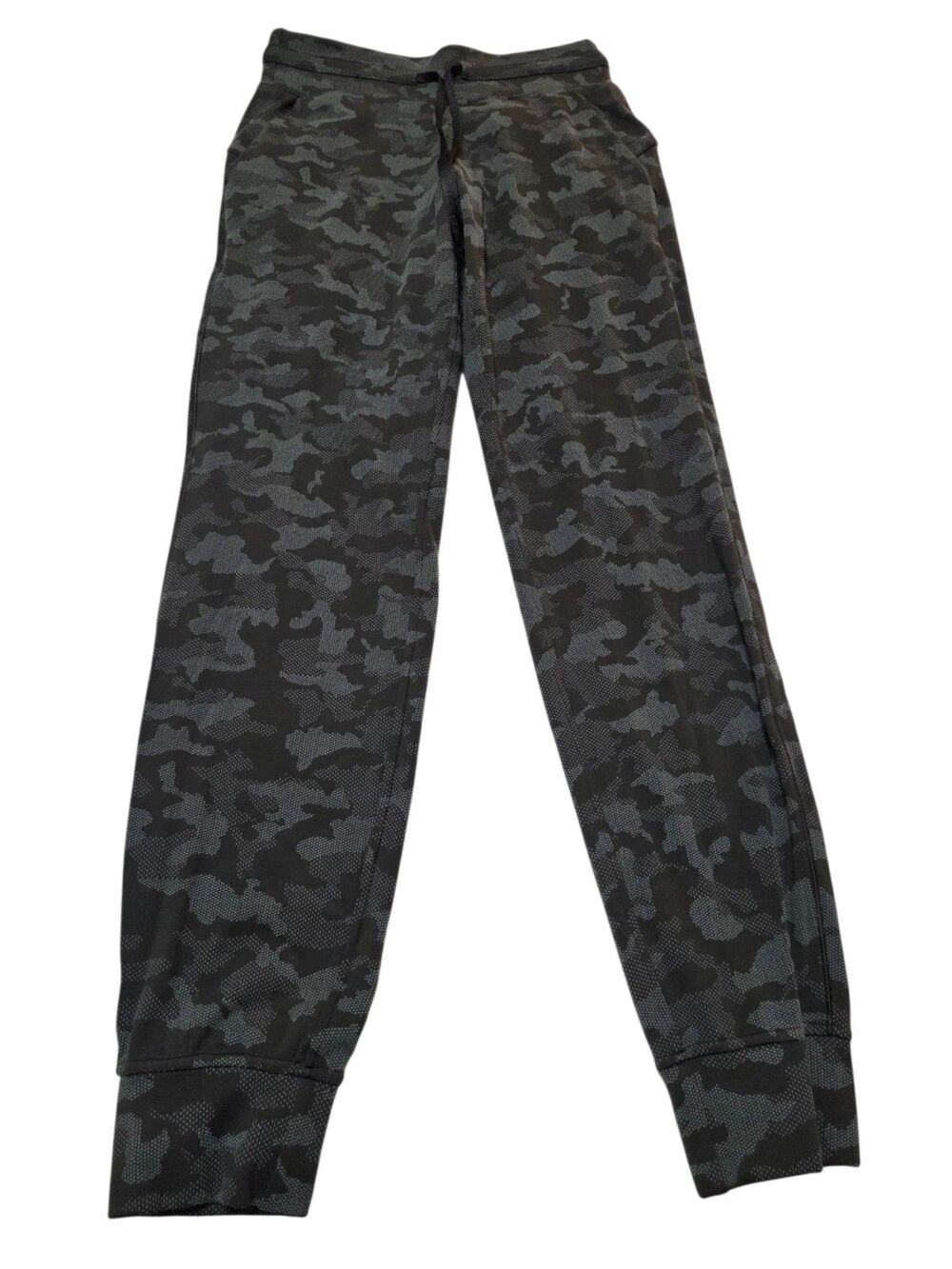Lululemon Camo Print Jogger Pants Womens’s 6 Green Gray B40.1